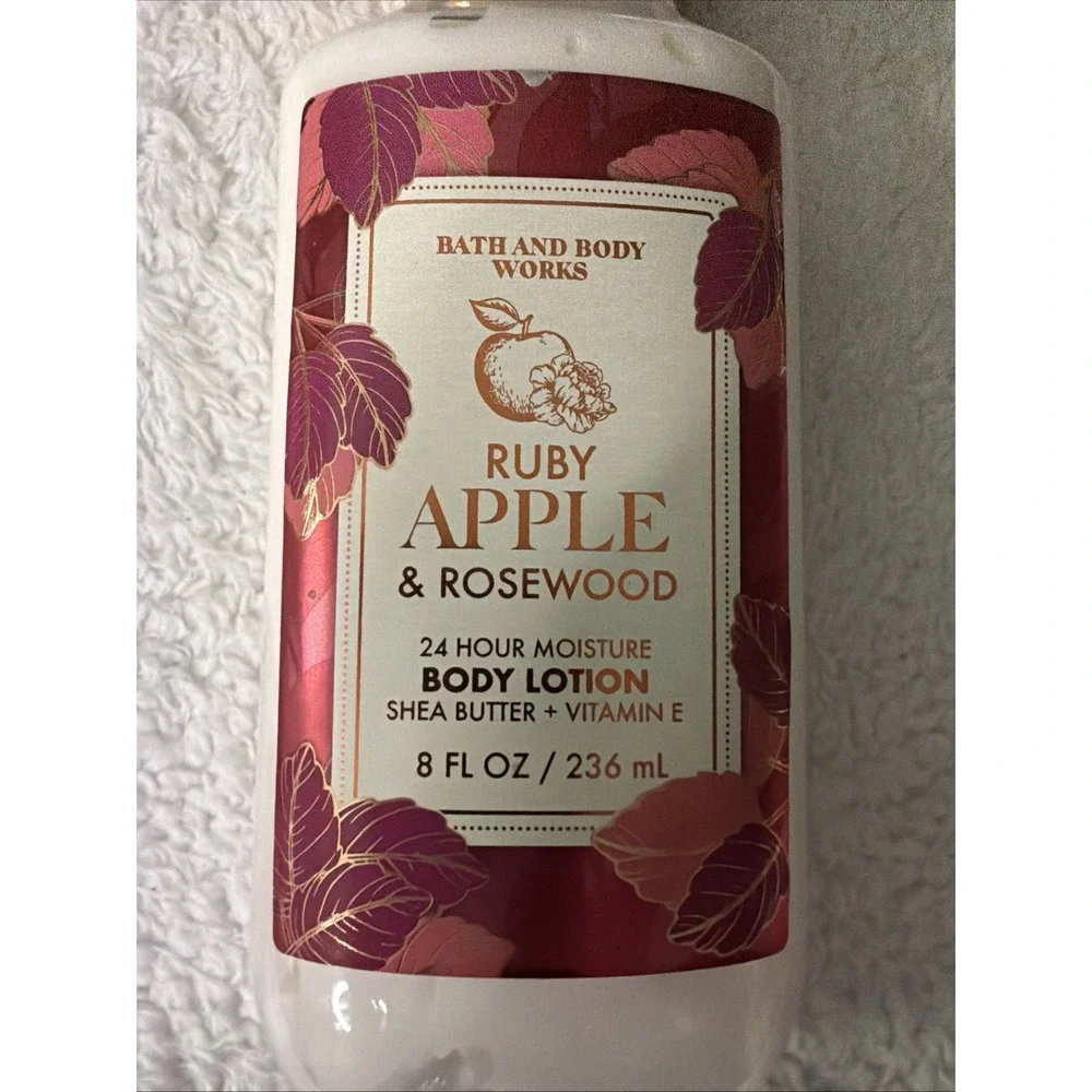 Bath and Body Works RUBY APPLE & Rosewood Body Lotion 8 Oz New